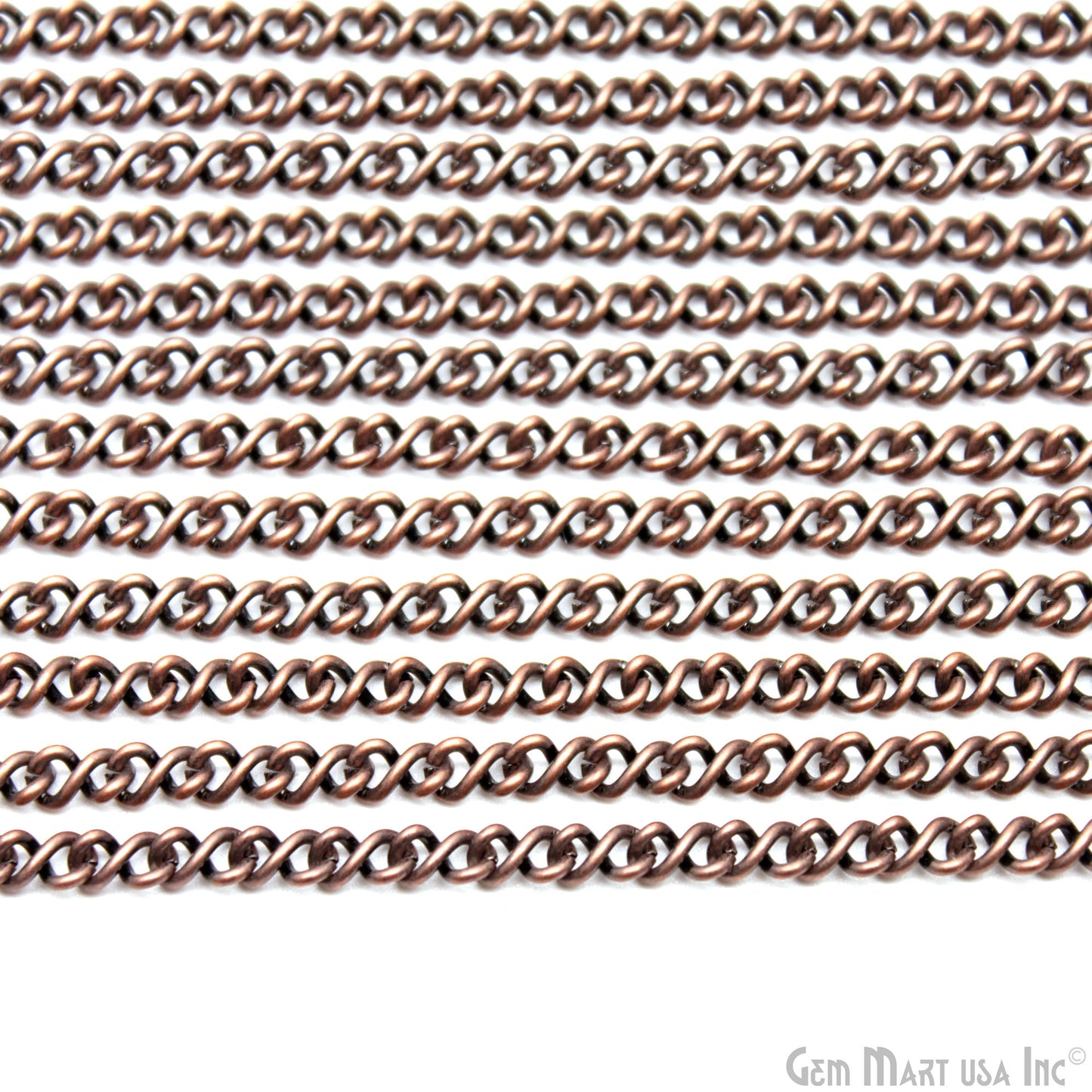 Copper Vintage Link Chain, 4mm Copper Vintage Finding Chain