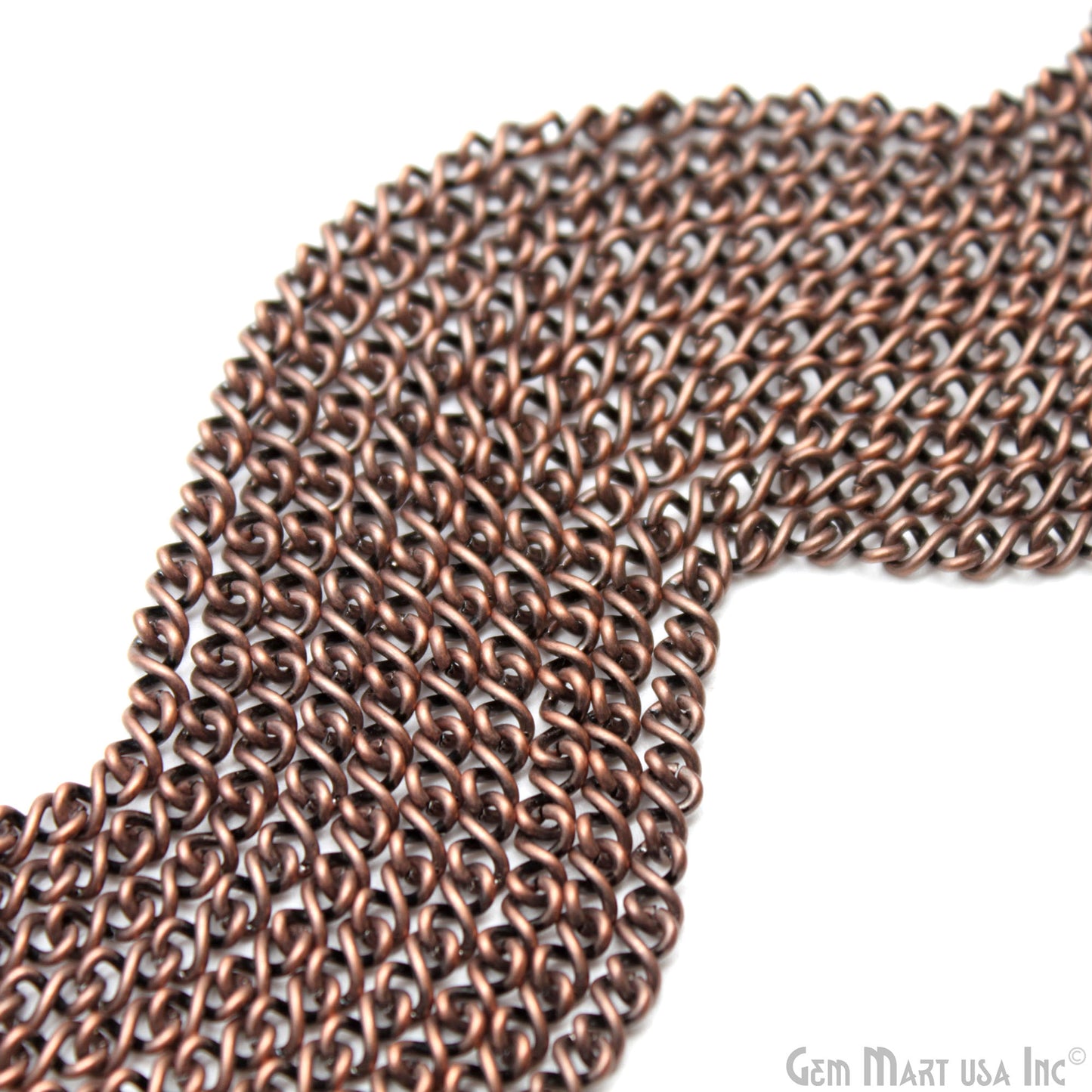 Copper Vintage Link Chain, 4mm Copper Vintage Finding Chain