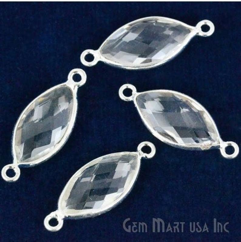 gemstone connector beads, gemstone connector pendant