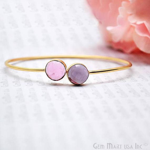 Hydro Pink Tourmaline & Hydro Amethyst