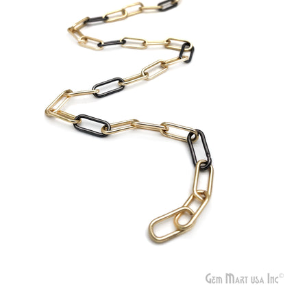 DIY Chain, Link Chain, Purse Chain, Chain Necklace, Curb Chain, Mariner Chain, Figaro Chain, in Gold/Silver/Black/Rose Gold