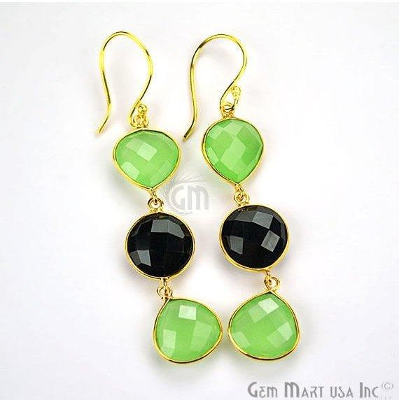 Green Chalcedony & Black Onyx