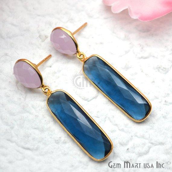 Iolite & Rose Chalcedony