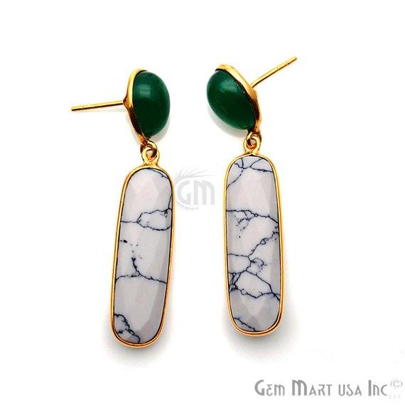 Howlite & Green Onyx