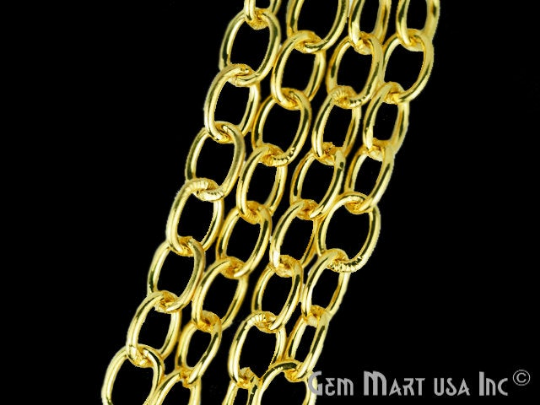 Link Finding Gold Plated Station Rosary Chain