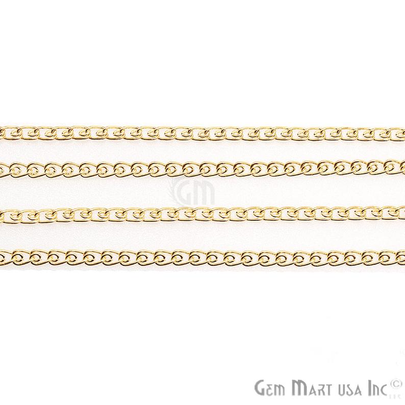 Link Finding Gold Plated Station Rosary Chain - GemMartUSA