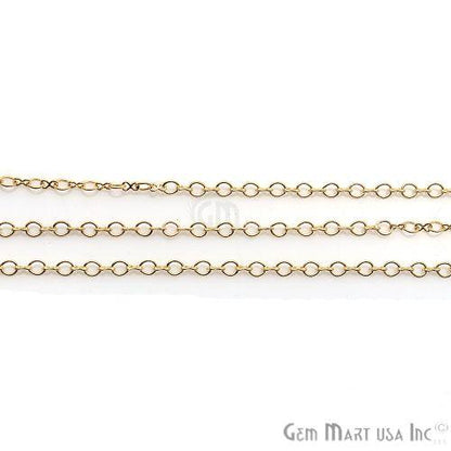 Link Finding Gold Plated Station Rosary Chain