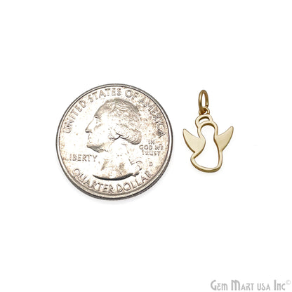 Penguin Charm 14x10mm Matte Finish charm Pendant