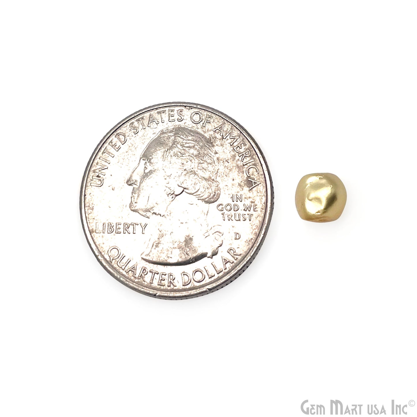 Organic Round Spacer Bead 5.8mm Metal Spacer Bead Charm