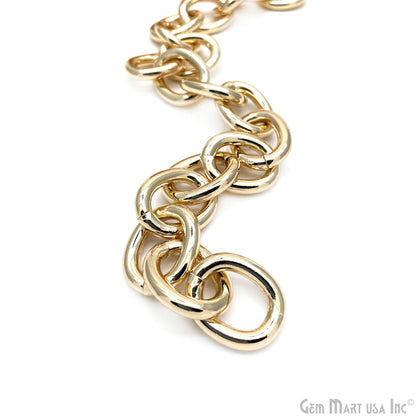 DIY Chain, Link Chain, Purse Chain, Chain Necklace, Curb Chain, Mariner Chain, Figaro Chain, in Gold/Silver/Black/Rose Gold