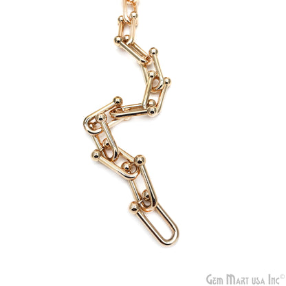DIY Chain, Link Chain, Purse Chain, Chain Necklace, Curb Chain, Mariner Chain, Figaro Chain, in Gold/Silver/Black/Rose Gold