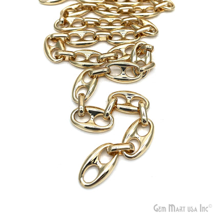 DIY Chain, Link Chain, Purse Chain, Chain Necklace, Curb Chain, Mariner Chain, Figaro Chain, in Gold/Silver/Black/Rose Gold