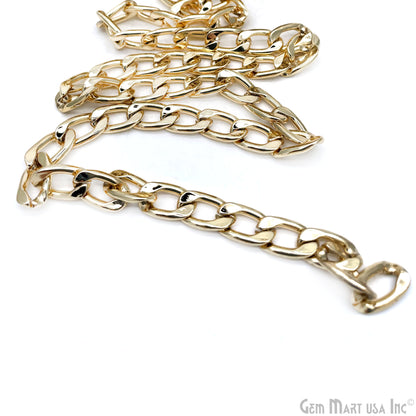 DIY Chain, Link Chain, Purse Chain, Chain Necklace, Curb Chain, Mariner Chain, Figaro Chain, in Gold/Silver/Black/Rose Gold