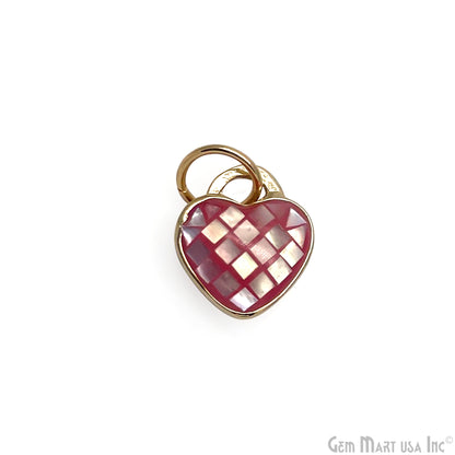Heart Charm Pendant 10mm Single Bail Bracelet Charm