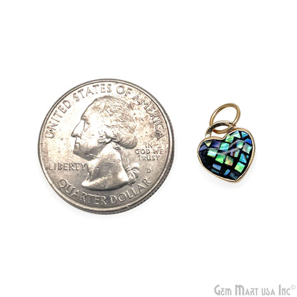 Heart Charm Pendant 10mm Single Bail Bracelet Charm