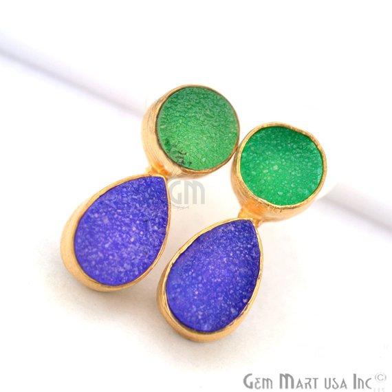 Green and Purple Druzy