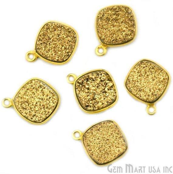 druzy connector beads, druzy connector