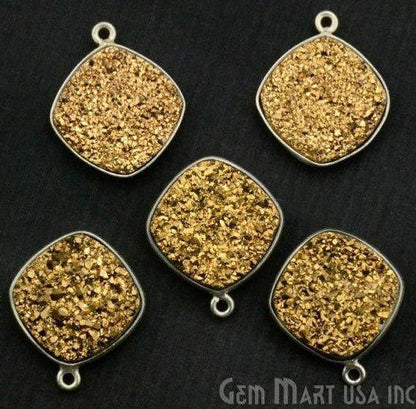 druzy connector beads, druzy connector
