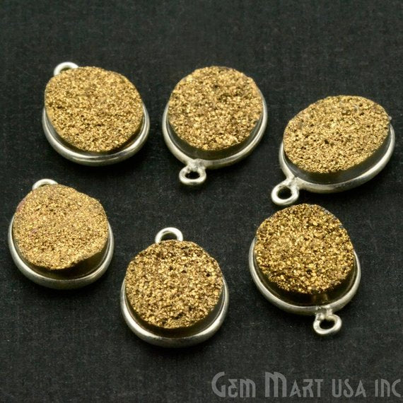 druzy connector beads, druzy connector