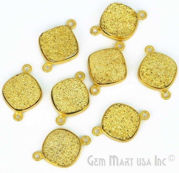 druzy connector beads, druzy connector