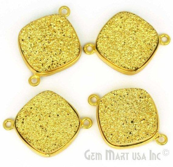 druzy connector beads, druzy connector