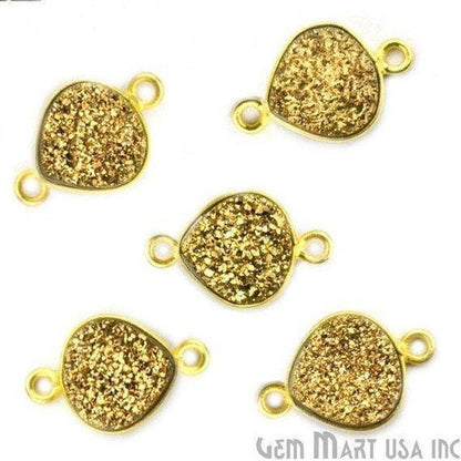 druzy connector beads, druzy connector