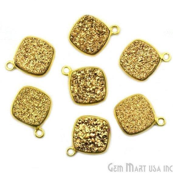 druzy connector beads, druzy connector