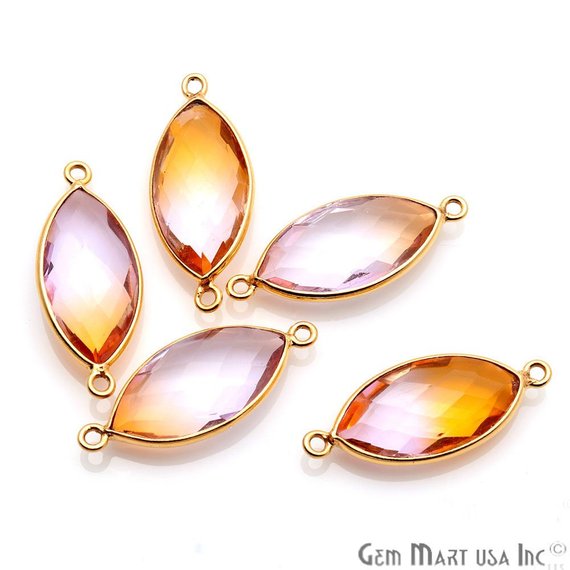 Citrine & Morganite Quartz
