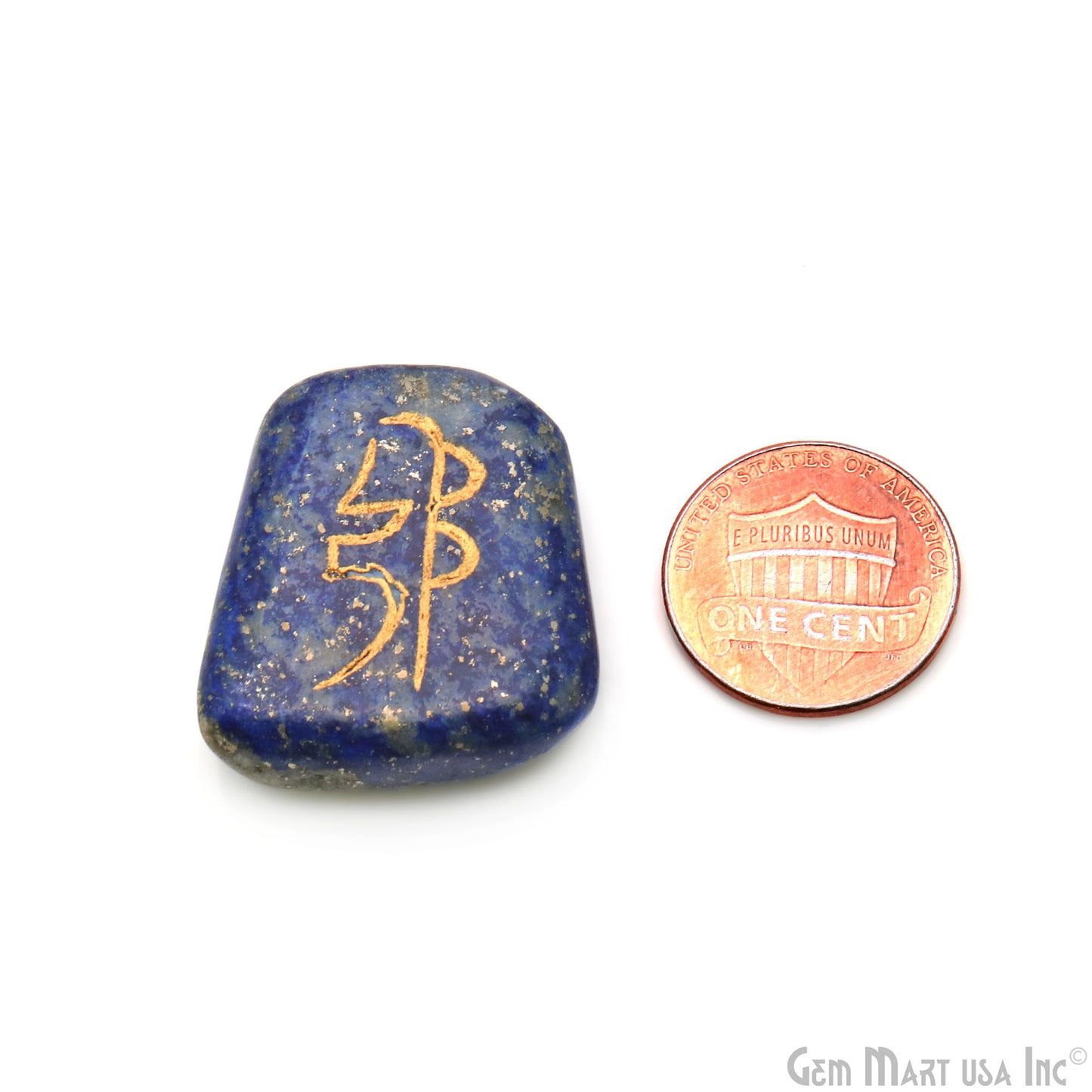 Reiki Symbol Engraved Gemstones 28x25mm Free Form Healing Gemstones Set Of 4 Reiki Palm Stones