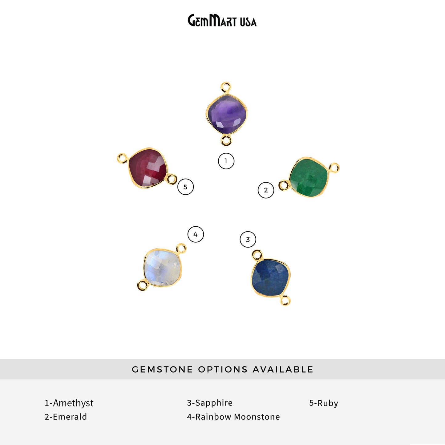gemstone connector beads, gemstone connector pendant
