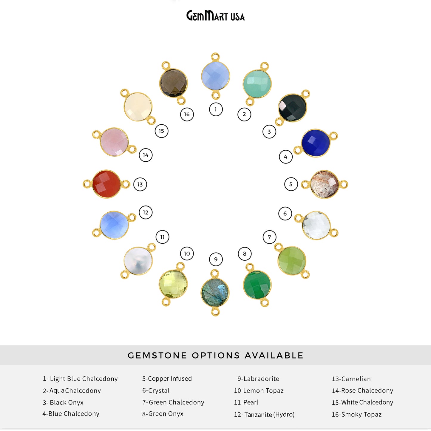 gemstone connector beads, gemstone connector pendant