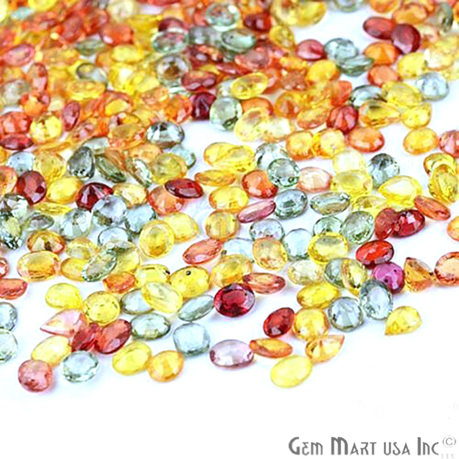 5cts Lot Wholesale Multi Sapphire Mix Shape Loose Gemstones - GemMartUSA