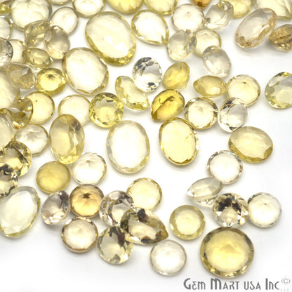 100cts Big Size Lemon Topaz Mix Shape Loose Gemstones - GemMartUSA