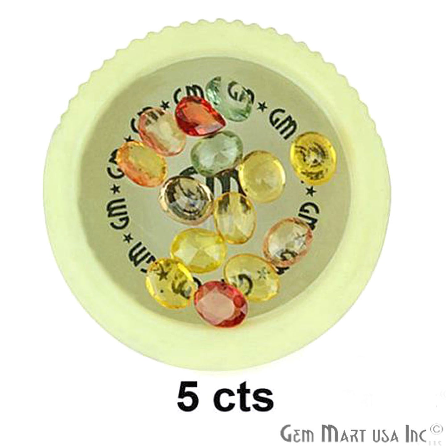 5cts Lot Wholesale Multi Sapphire Mix Shape Loose Gemstones - GemMartUSA