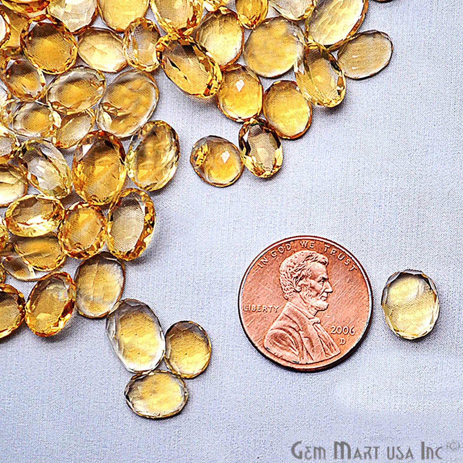 50 Carat Citrine Mix Shape A+ Grade Wholesale Loose Gemstones - GemMartUSA