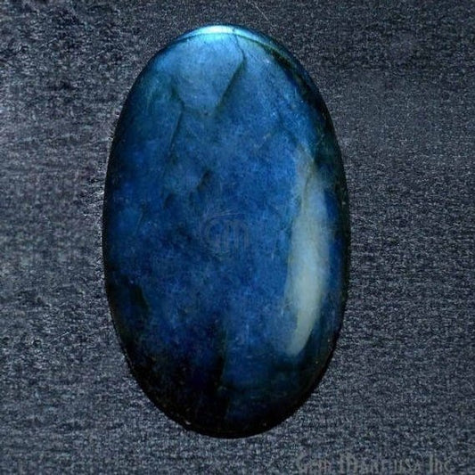 AAAmazing Labradorite 35x21mm Stunning Blue Fire Gem Cabochon - GemMartUSA