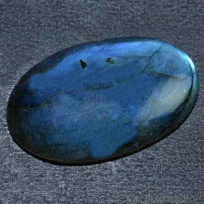 AAAmazing Labradorite 35x21mm Stunning Blue Fire Gem Cabochon - GemMartUSA