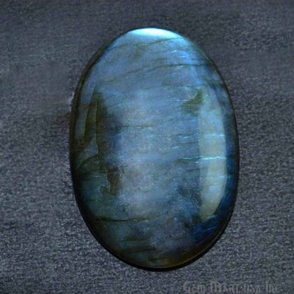 AAAmazing Labradorite 41x28mm Stunning Blue Fire Gem Cabochon - GemMartUSA