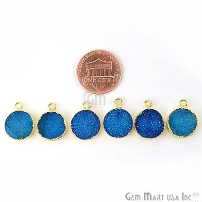 Electroplated Druzy Connector