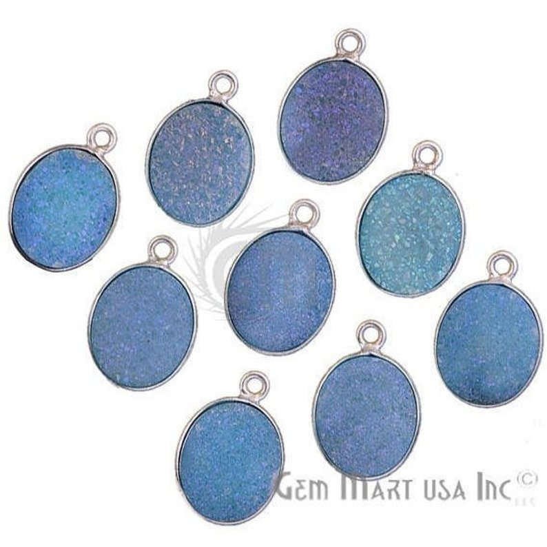 druzy connector beads, druzy connector