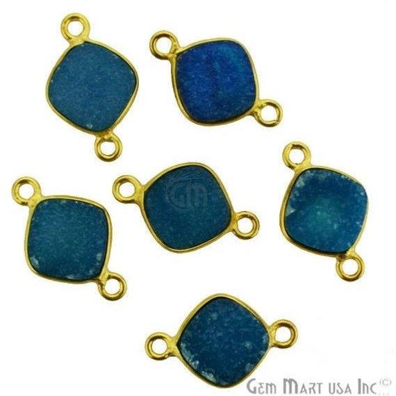 druzy connector beads, druzy connector