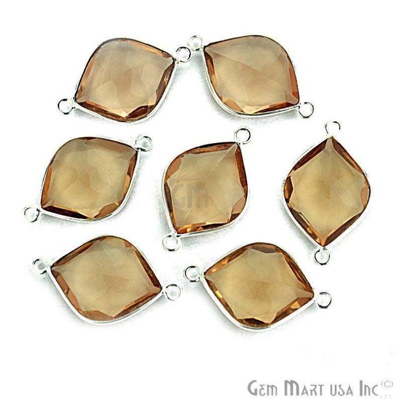 gemstone connector beads, gemstone connector pendant
