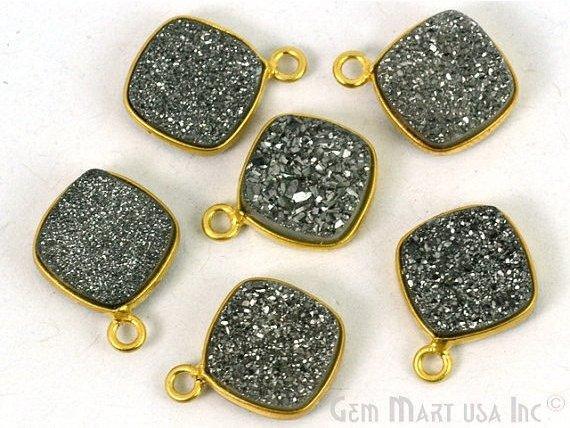 druzy connector beads, druzy connector