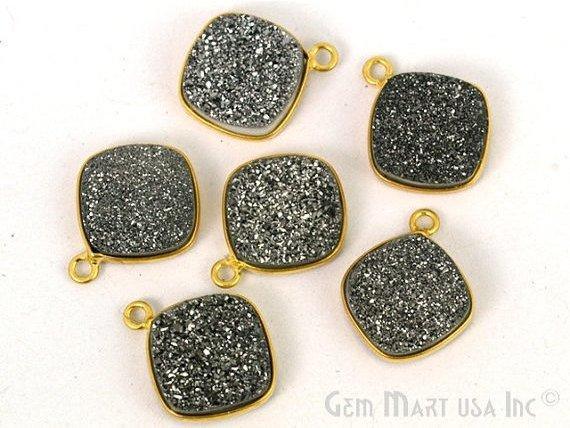 druzy connector beads, druzy connector