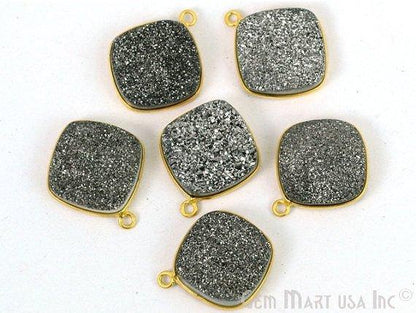 druzy connector beads, druzy connector