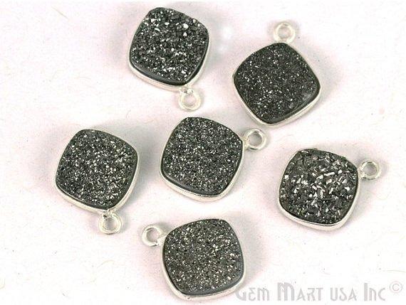 druzy connector beads, druzy connector
