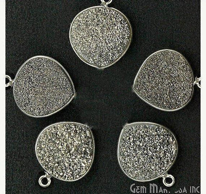 druzy connector beads, druzy connector