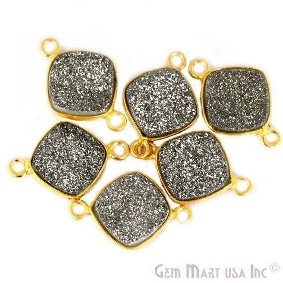 druzy connector beads, druzy connector