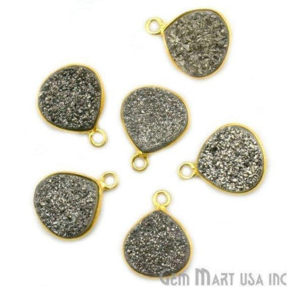 druzy connector beads, druzy connector
