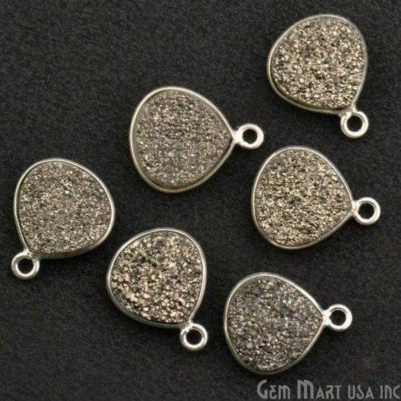 druzy connector beads, druzy connector
